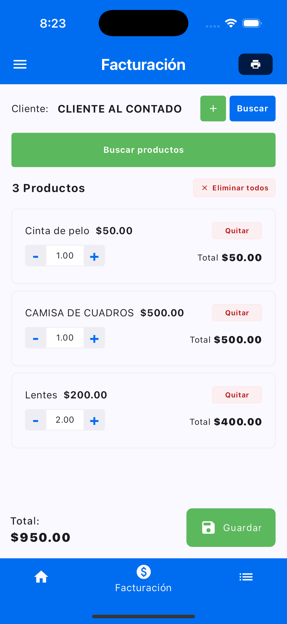 Soge Facturas screenshot 2