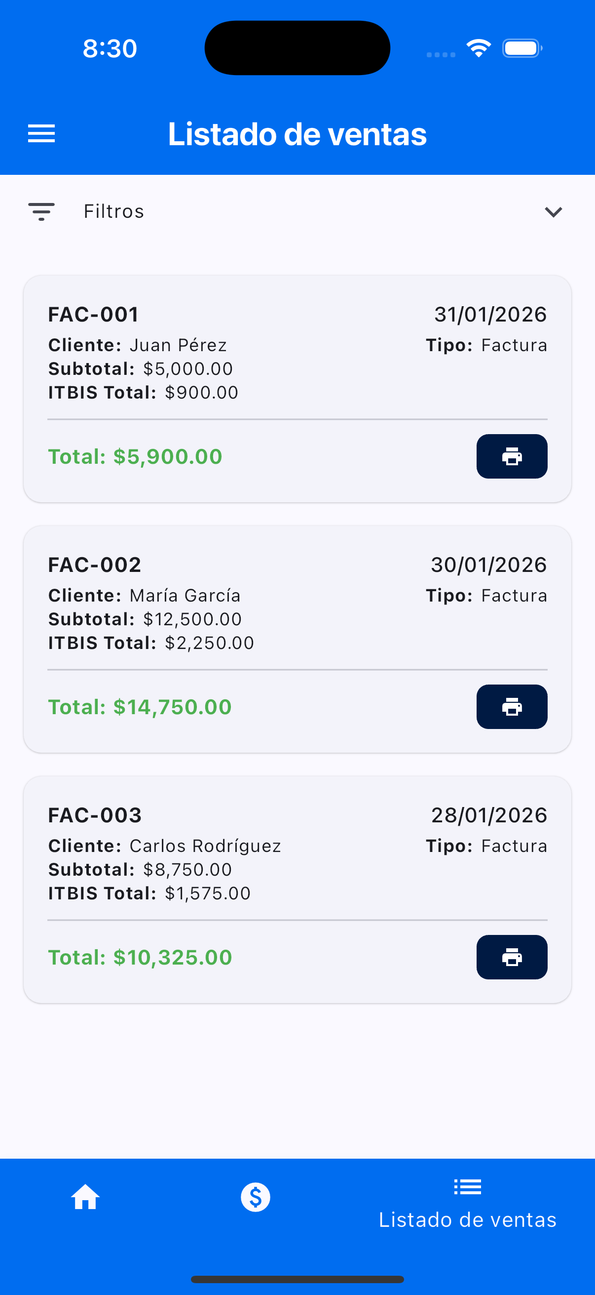 Soge Facturas screenshot 4